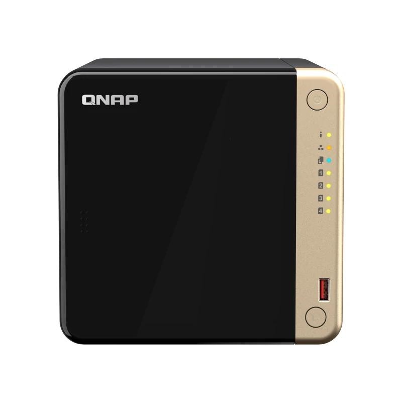 QNAP TS-464 NAS Torre Intel® Celeron® N5095 8GB DDR4 0 TB QNAP QTS Negro