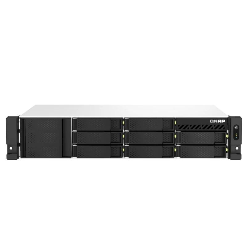QNAP TS-864EU-8G servidor de almacenamiento NAS Bastidor (2U) Intel® Celeron® 8GB DDR4 0 TB QNAP Turbo System Negro