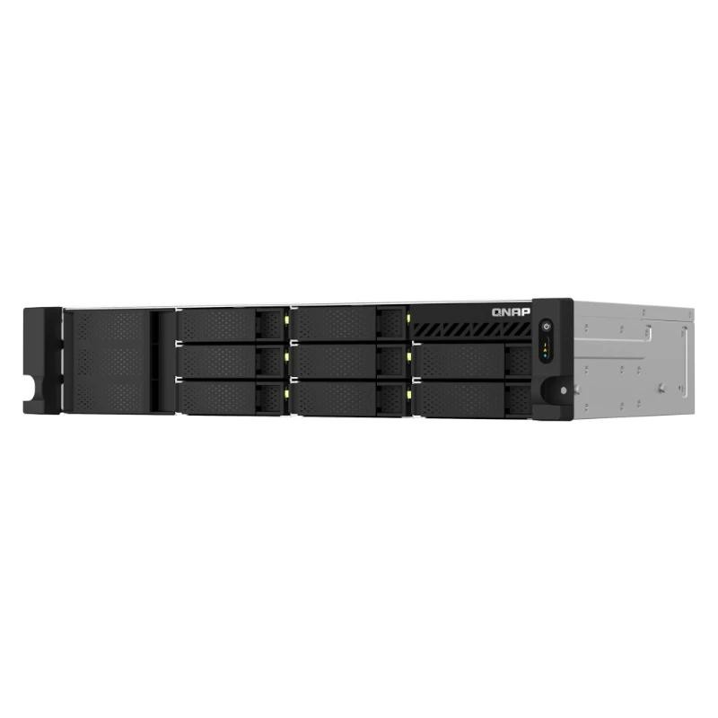 QNAP TS-864EU-RP-8G servidor de almacenamiento NAS Bastidor (2U) Intel® Celeron® N5095 8GB DDR4 0 TB QNAP Turbo System Negro
