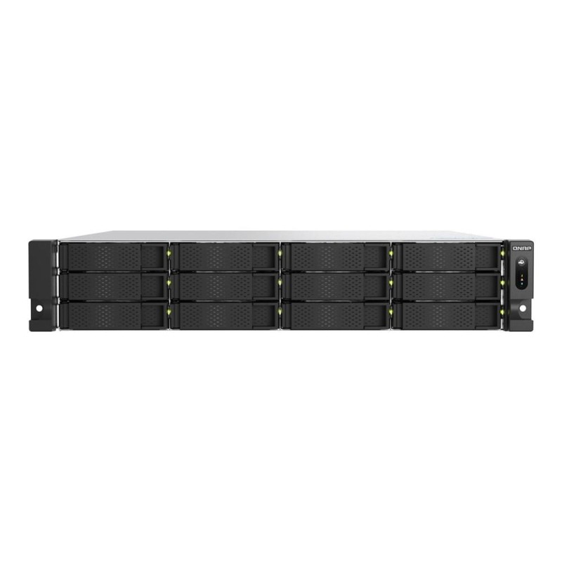 QNAP TS-H1277AXU-RP NAS Bastidor (2U) AMD Ryzen™ 5 16GB DDR5 0 TB QuTS hero Negro
