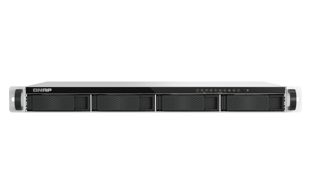 QNAP TS-h765eU NAS Bastidor (1U) Intel Atom® 8GB DDR5 QuTS hero Negro, Gris