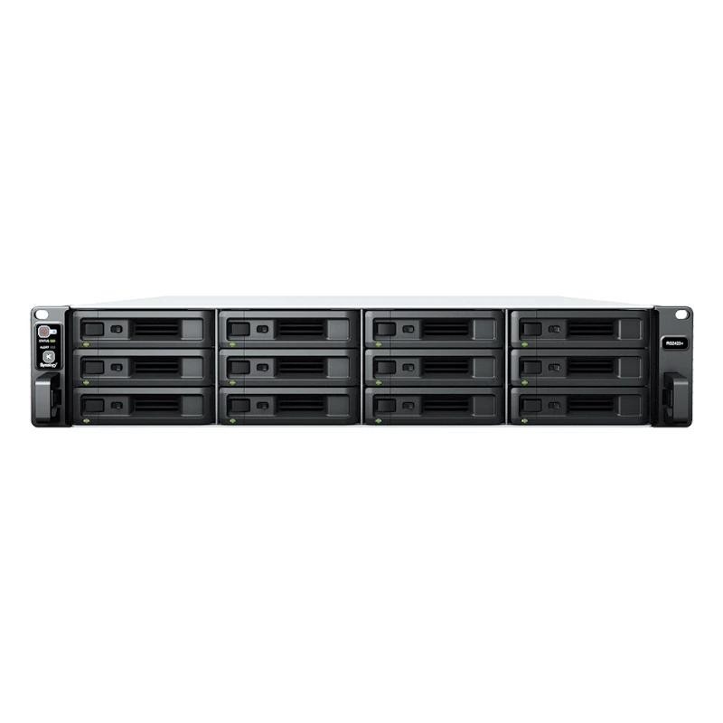 RS2423+ NAS 12 bahías Rack - AMD Ryzen V1780B 4 núcleos 3.35GHz, 8GB DDR4 ECC UDIMM  (max 32GB)