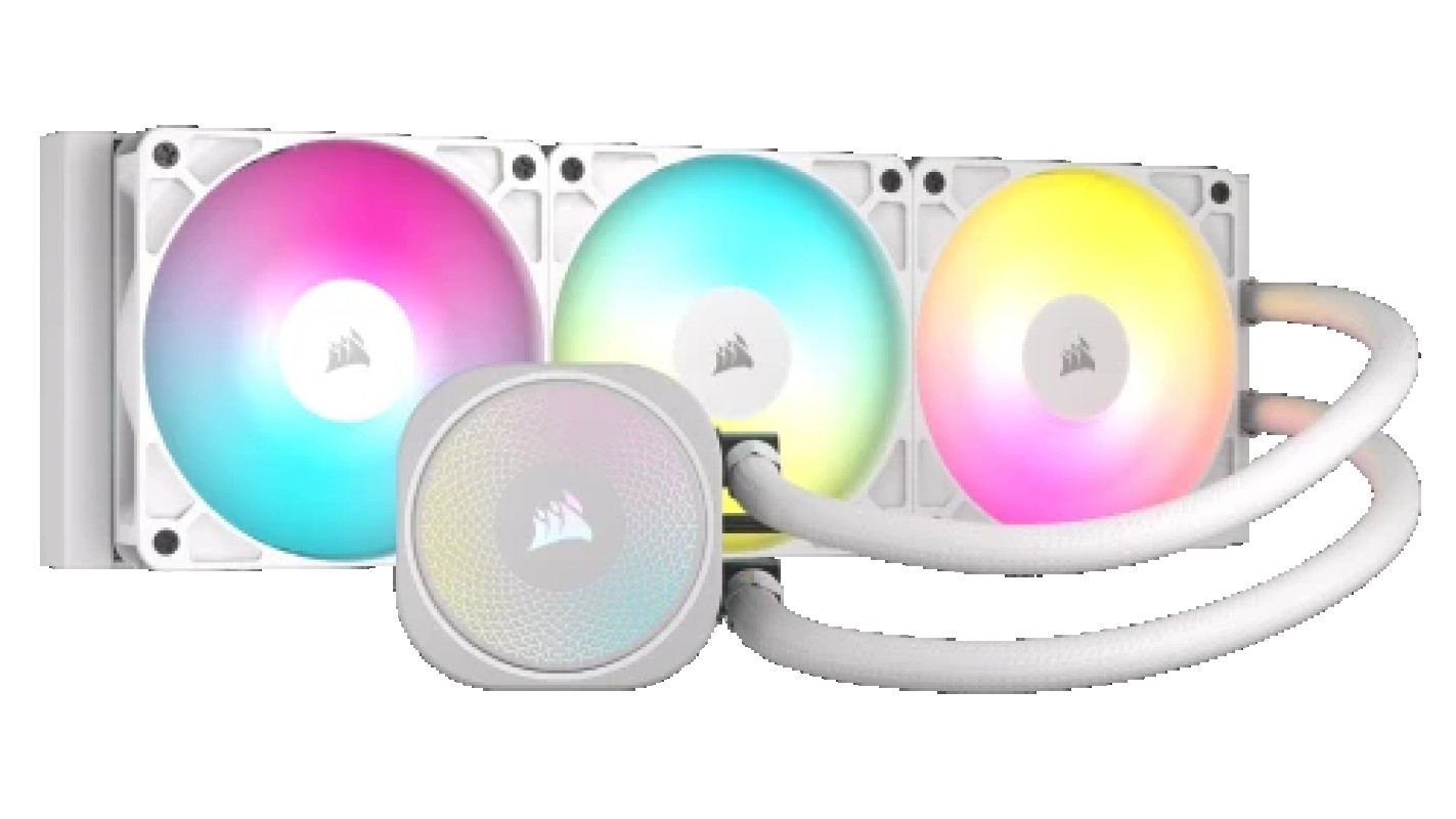 Refrigeracion liquida nautilus 360 a-rgb white corsair refrigeraciÓn lÍquida/ 360mm/ a-rgb/ compatible con intel lga 1851, lga 1
