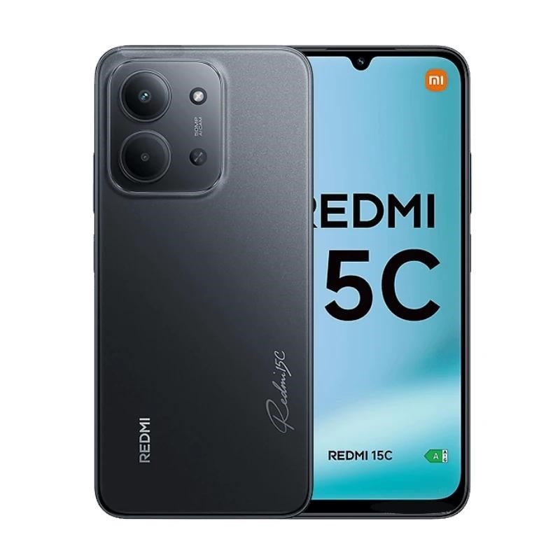 SMARTPHONE XIAOMI REDMI 15C NFC 6,90" 4G HD+ DUALSIM HD+ 120Hz 4GB/256GB MIDNIGHT BLACK