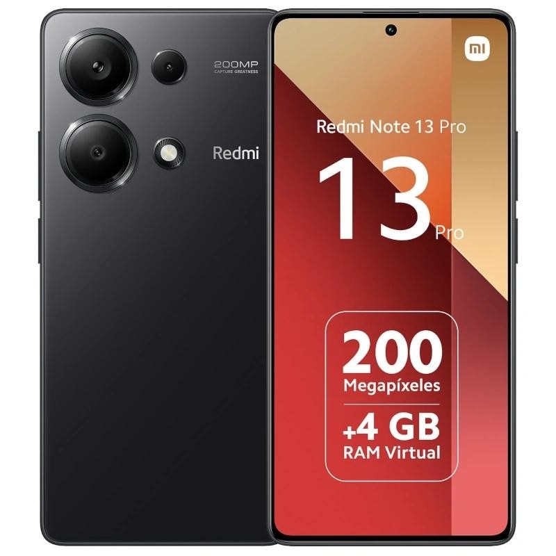 SMARTPHONE XIAOMI REDMI NOTE 13 PRO 6,67" 4G 8GB RAM 256GB ROM MIDNIGHT BLACK