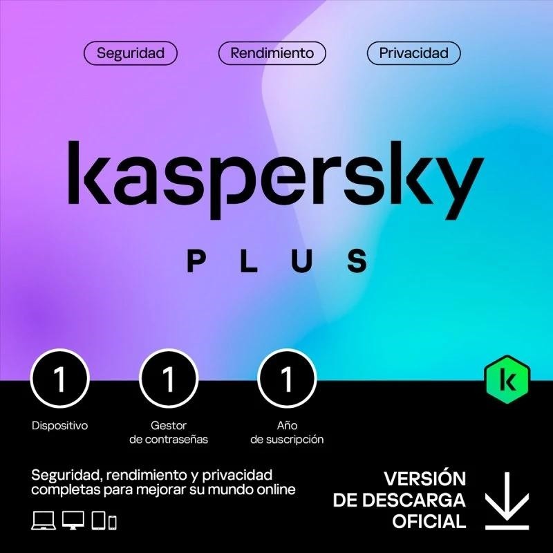 SOFTWARE KASPERSKY  PLUS  1 PC 1 AÑO ESD KL1042SDAFS