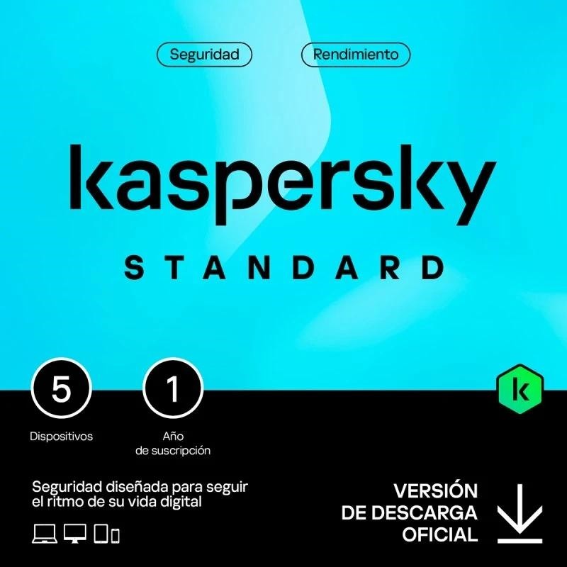 SOFTWARE KASPERSKY  STANDARD  5 PC 1 AÑO ESD KL1041SDEFS