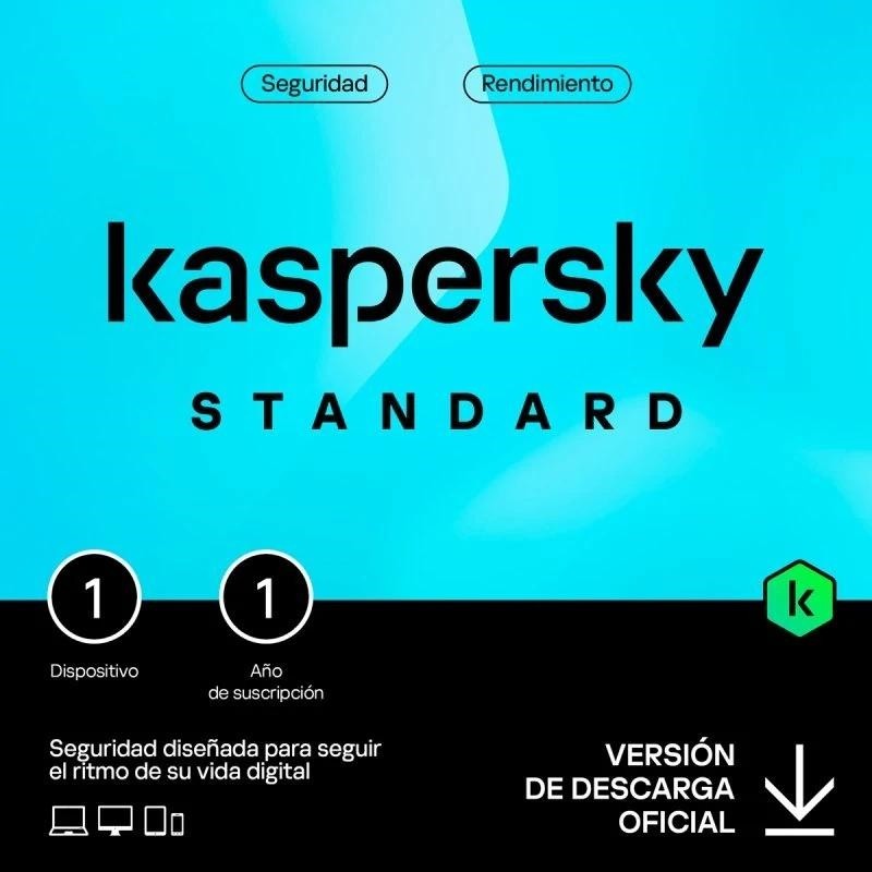 SOFTWARE KASPERSKY  STANDARD 1 PC 1 AÑO ESD KL1041SDAFS