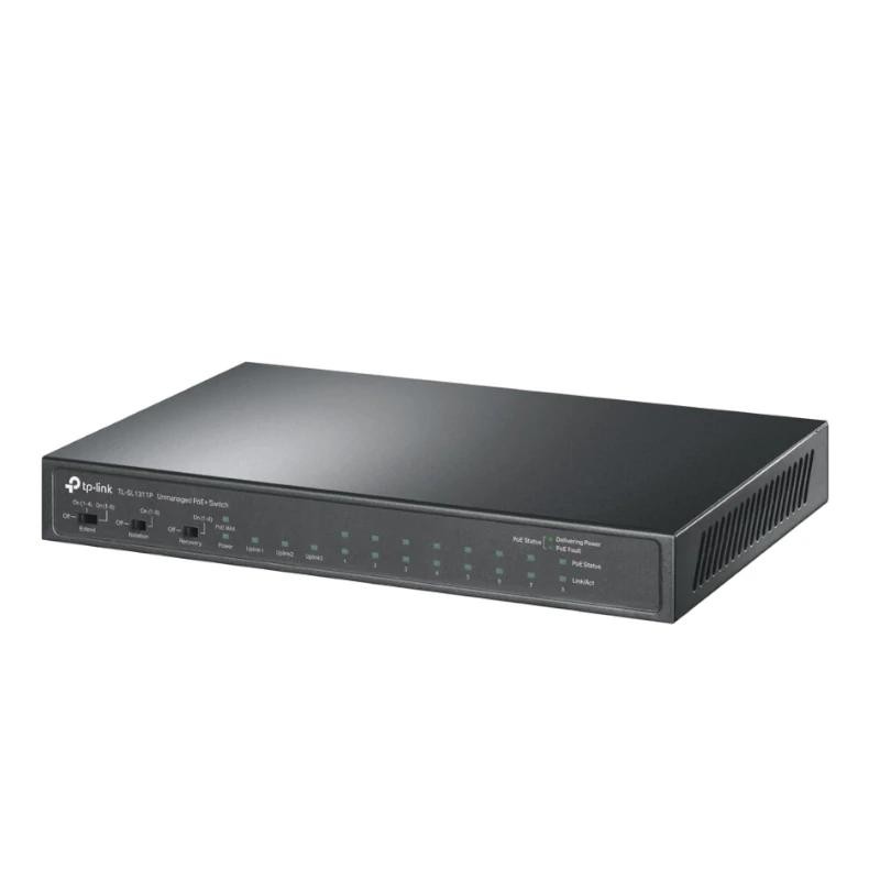 SWITCH TP-LINK NO GESTIONABLE 8 PORT 10/100 2 PORT GIGABIT 1 PORT SFP