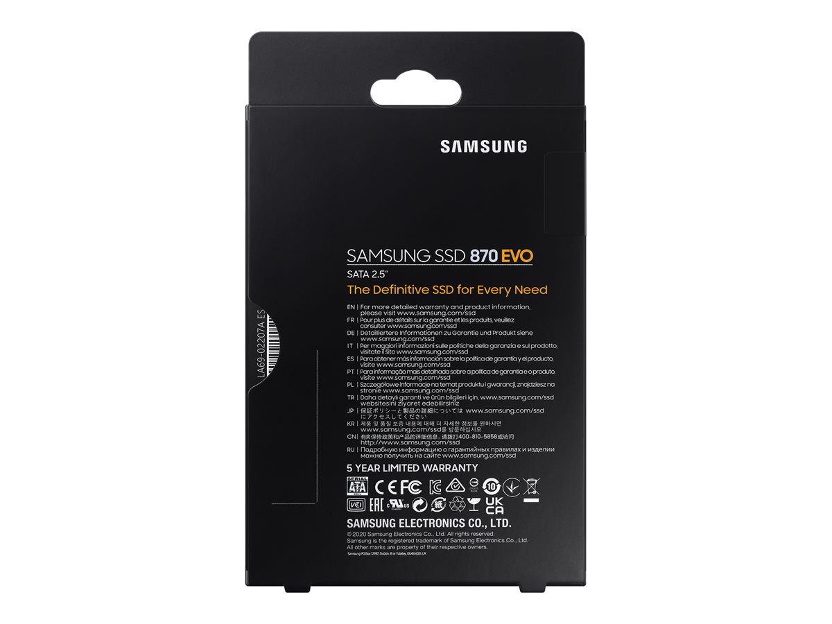 Samsung 870 EVO MZ-77E250B - SSD - 250 GB - SATA 6Gb/s