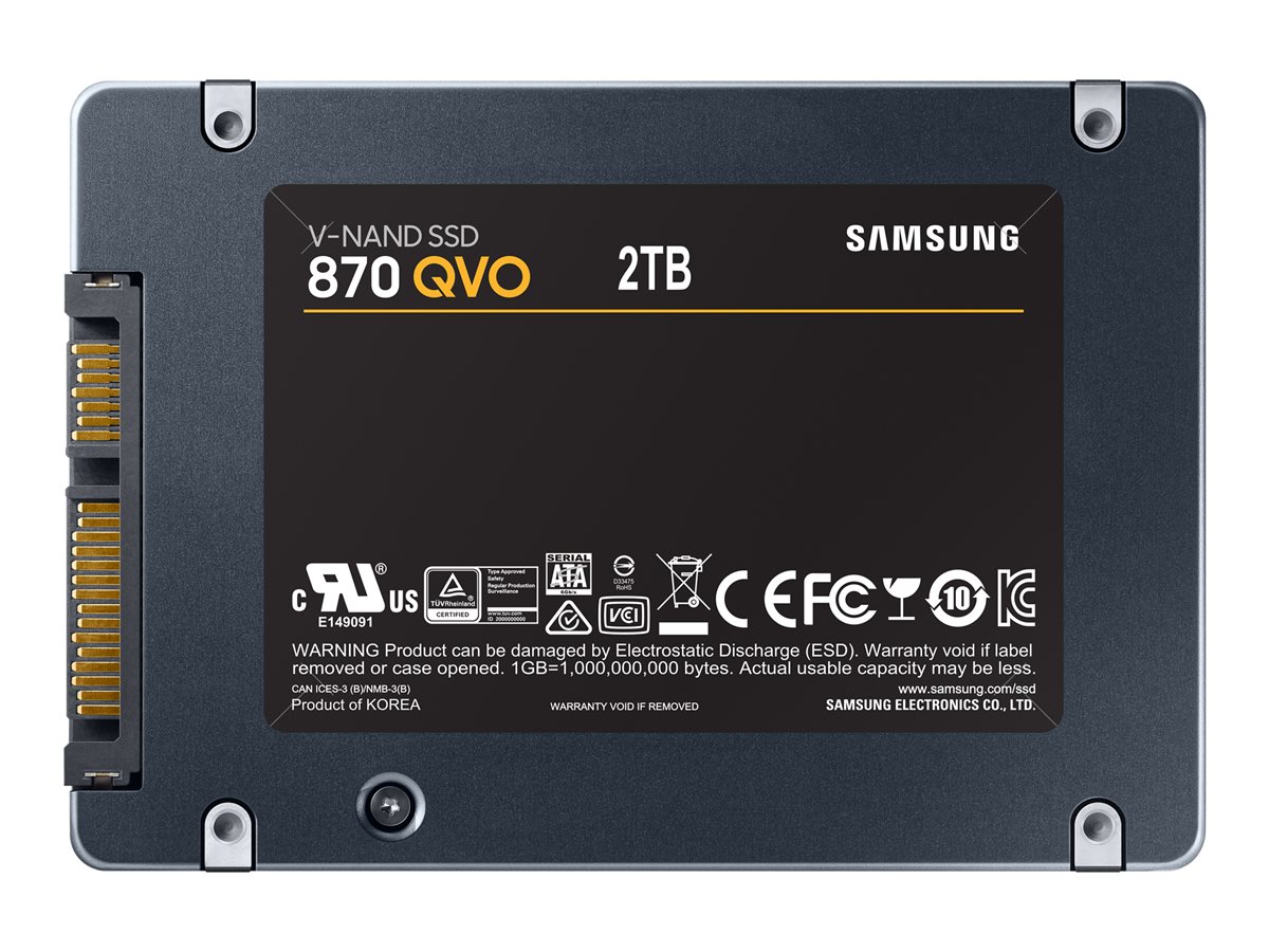 Samsung 870 QVO MZ-77Q2T0BW - SSD - 2TB - SATA 6Gb/s