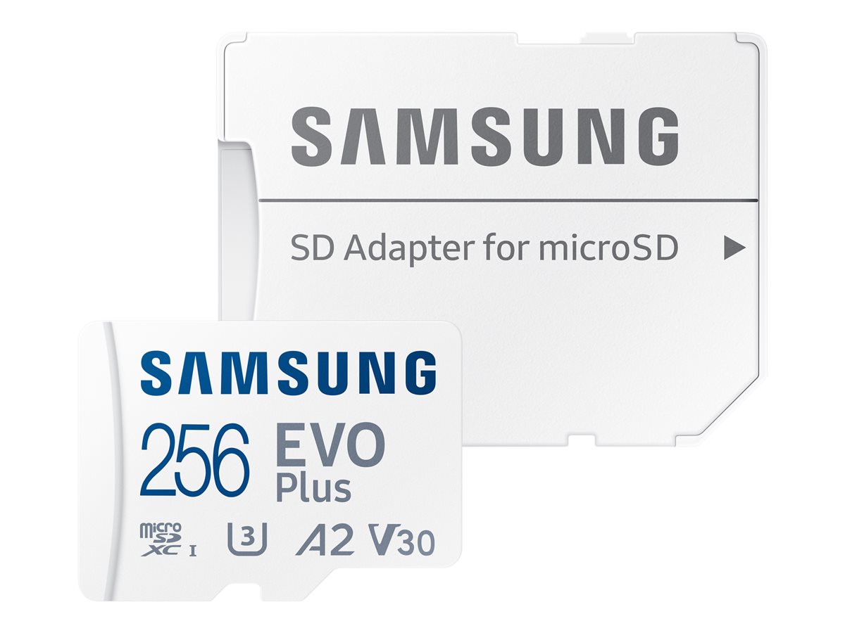Samsung EVO Plus MB-MC256KA - tarjeta de memoria flash - 256GB - microSDXC UHS-I