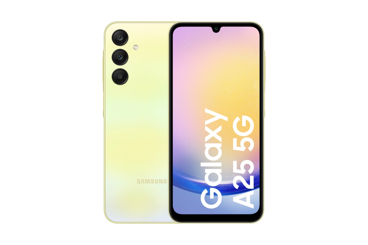 Samsung Galaxy A25 5G SM-A256B 16,5 cm (6.5") SIM doble Android 14 USB Tipo C 6 GB 128GB 5000 mAh Amarillo