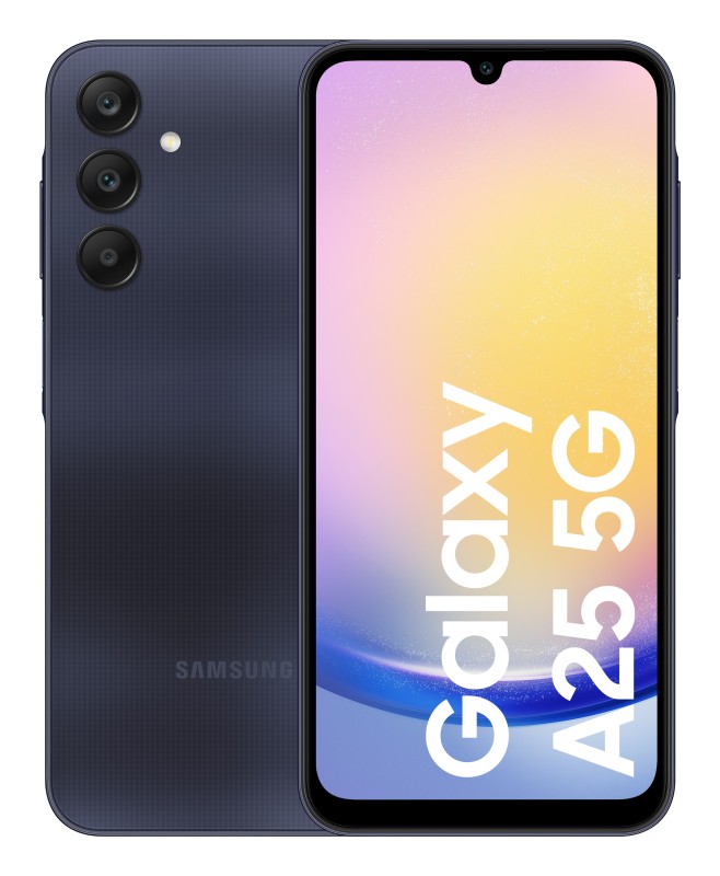 Samsung Galaxy A25 5G SM-A256B 16,5 cm (6.5") SIM doble Android 14 USB Tipo C 6 GB 128GB 5000 mAh Negro, Azul