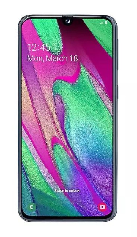 Samsung Galaxy A40 SM-A405F 15 cm (5.9") SIM doble Android 9.0 4G USB Tipo C 4GB 64GB 3100 mAh Negro