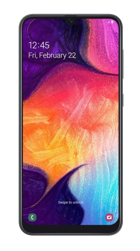 Samsung Galaxy A50 SM-A505F 16,3 cm (6.4") Ranura híbrida Dual SIM 4G USB Tipo C 4GB 128GB 4000 mAh Negro