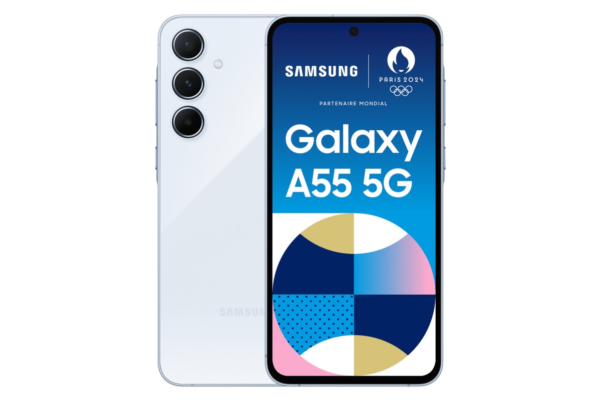 Samsung Galaxy A55 5G 16,8 cm (6.6") SIM doble Android 14 USB Tipo C 8GB 128GB 5000 mAh Azul
