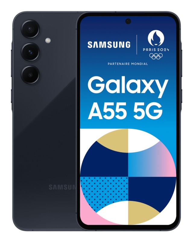 Samsung Galaxy A55 5G 16,8 cm (6.6") SIM doble Android 14 USB Tipo C 8GB 256GB 5000 mAh Marina
