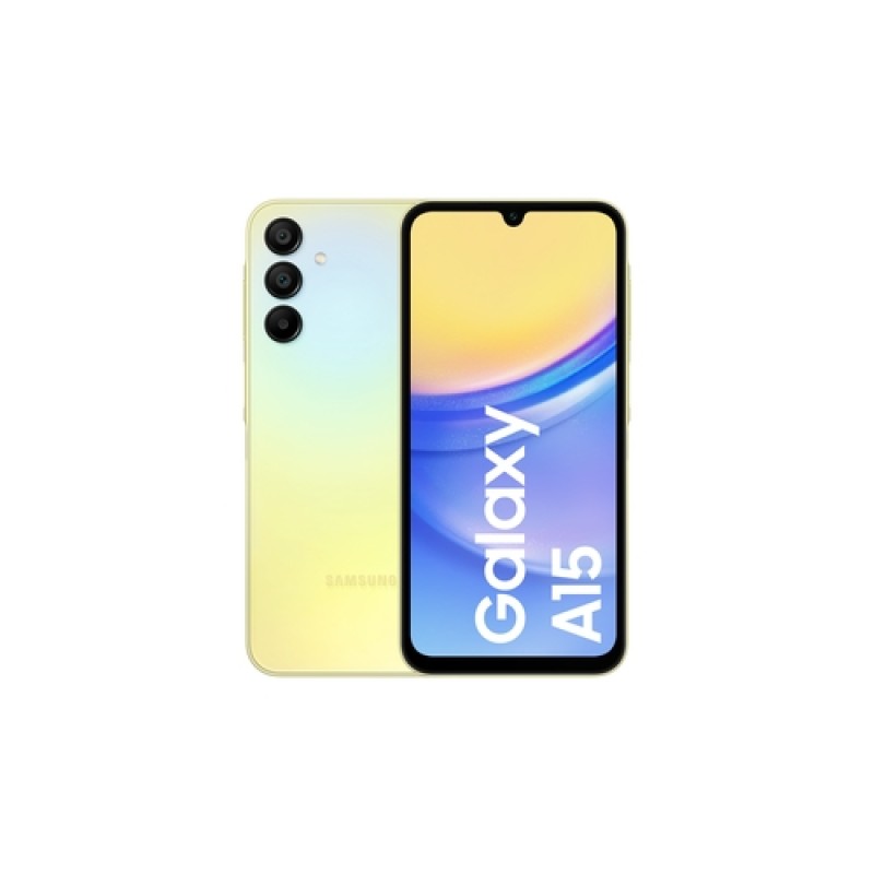 Samsung Galaxy SM-A155F 16,5 cm (6.5") SIM doble Android 14 4G USB Tipo C 4GB 128GB 5000 mAh Amarillo