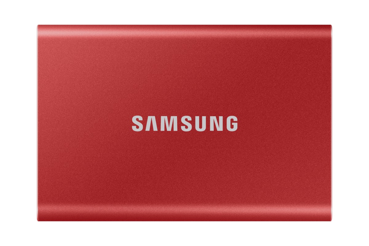 Samsung Portable SSD T7 500 GB USB Tipo C 3.2 Gen 2 (3.1 Gen 2) Rojo