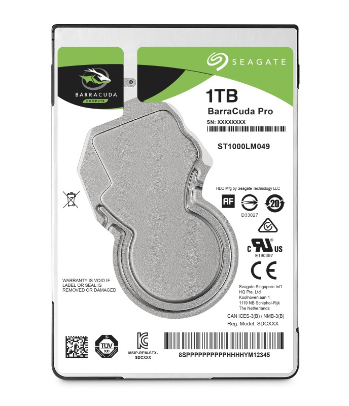 Seagate Barracuda Pro 2.5" 1TB Serial ATA III