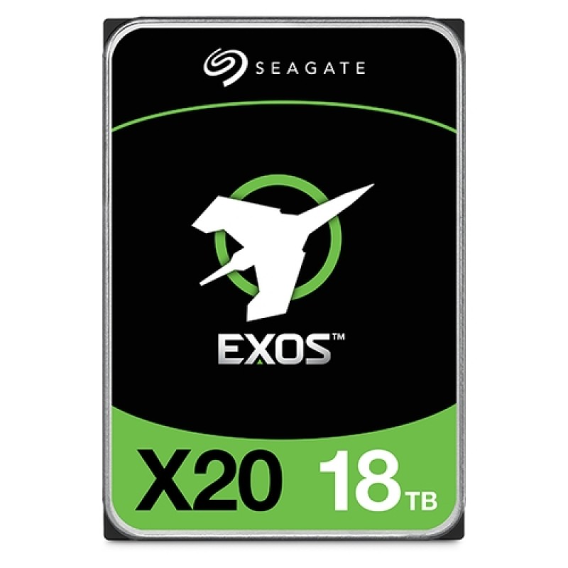 Seagate Enterprise Exos X20 disco duro interno 18TB 7200 RPM 3.5" Serial ATA III