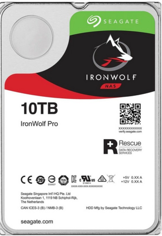 Seagate IronWolf Pro ST10000NE000 disco duro interno 10TB 7200 RPM 256 MB 3.5" Serial ATA III