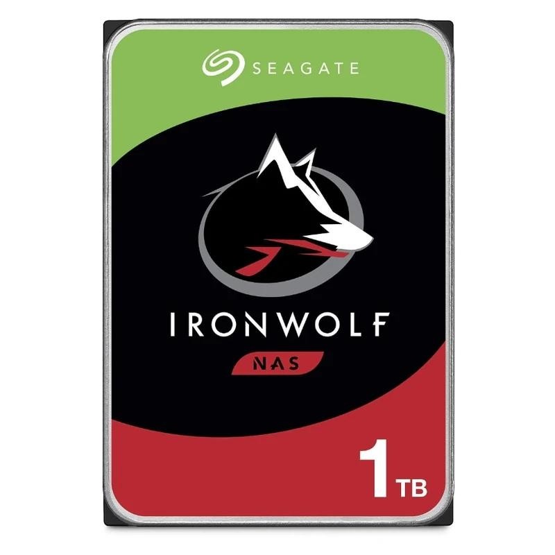 Seagate IronWolf ST1000VN008 disco duro interno 1TB 5400 RPM 256 MB 3.5" Serial ATA III
