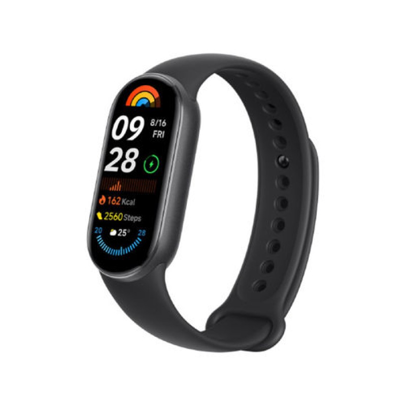 Smartband XIAOMI Band 9 BHR8337GL - 1.62 AMOLED · 5ATM · BT. 5.4 · Frecuencia Cardiaca · Android/iOs · Negro
