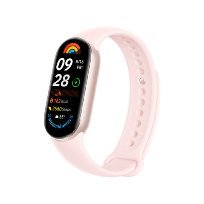 Smartband XIAOMI Band 9 BHR8345GL - 1.62 AMOLED · 5ATM · BT. 5.4 · Frecuencia Cardiaca · Android/iOs · Rosa