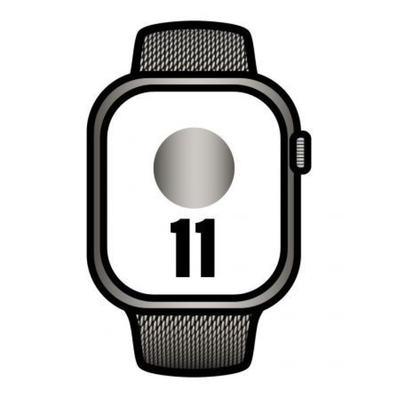 Smartwatch apple watch series 11 gps + cellular 46mm natural titanium milanese loop m - l