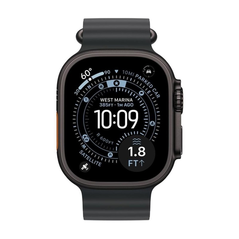 Smartwatch apple watch ultra 3 gps + cellular 49mm black titanium case  black ocean band