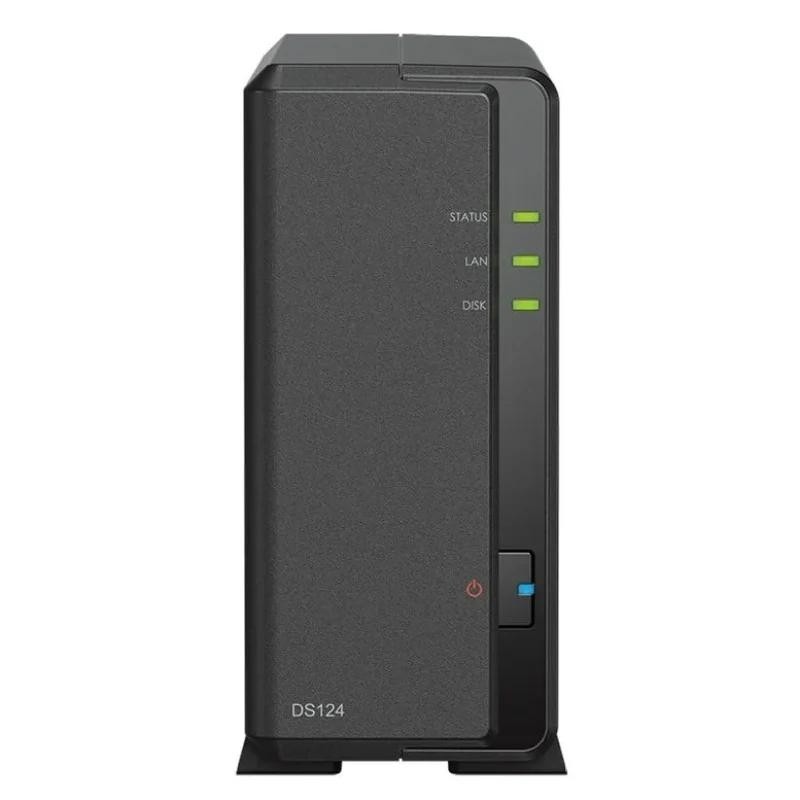 Synology DiskStation DS124 servidor de almacenamiento NAS Escritorio Realtek RTD1619B 1 GB DDR4 0 TB DiskStation Manager Negro