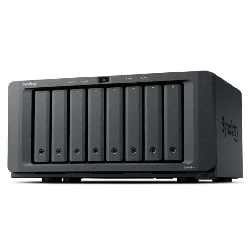 Synology DiskStation DS1825+ servidor de almacenamiento NAS Ryzen Embedded V1500B 8GB DDR4 0 TB Negro