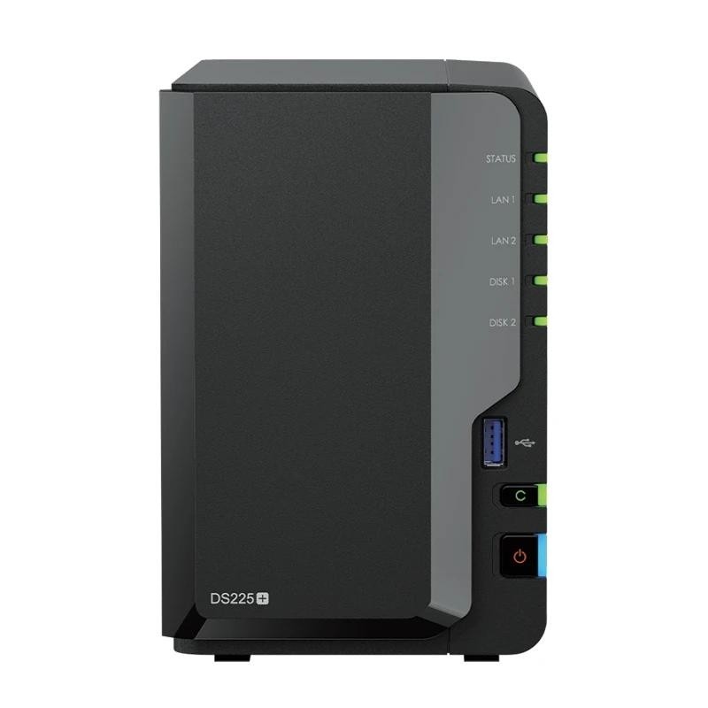 Synology DiskStation DS225+ 2 Bay NAS Escritorio Intel® Celeron® J4125 2 GB DDR4 Synology DSM Negro