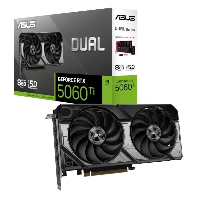 TARJETA GRAFICA ASUS DUAL RTX 5060 TI 8GB OC