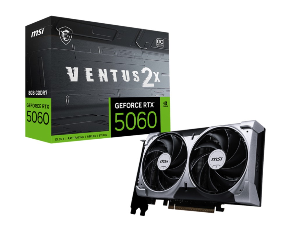 TARJETA GRAFICA MSI VENTUS 2X RTX 5060 8GB OC