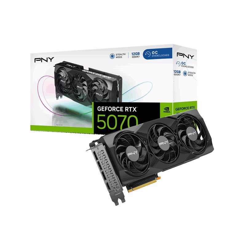 TARJETA GRAFICA PNY RTX 5070 12GB OC