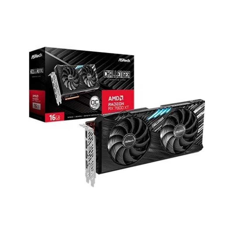 TARJETA GRÁFICA ASROCK RX 7800XT 16GB GDDR6 CHALLENGER