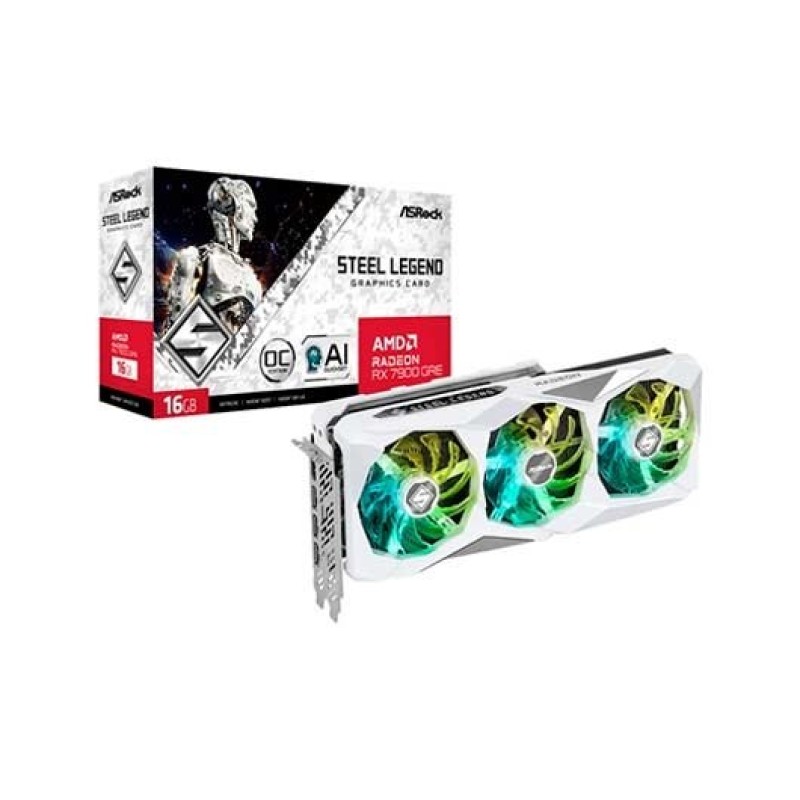 TARJETA GRÃFICA ASROCK RX 7900GRE STEEL LEGEND OC 16GB GDD