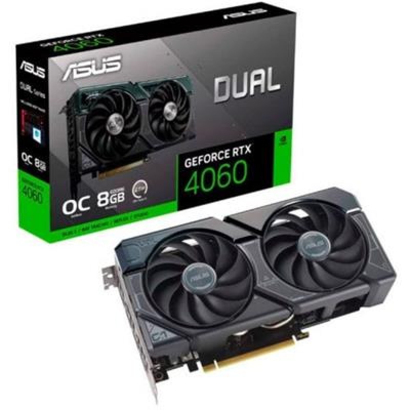 TARJETA GRÃFICA ASUS DUAL RTX 4060 O8G V2