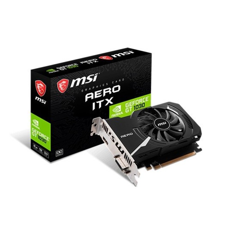 TARJETA GRÃFICA MSI GT 1030 AERO ITX OC 2GB DDR4