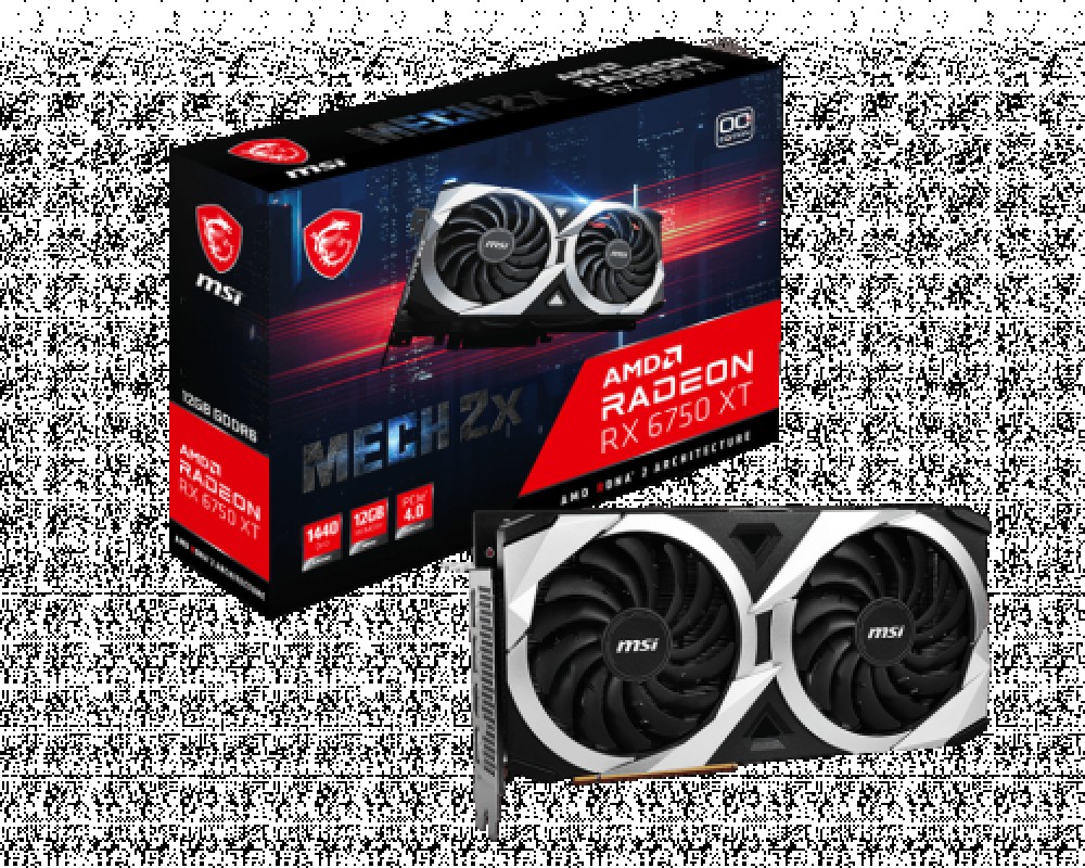 TARJETA GRÃFICA MSI RX 6750 XT MECH 2X OC 12GB GDDR6