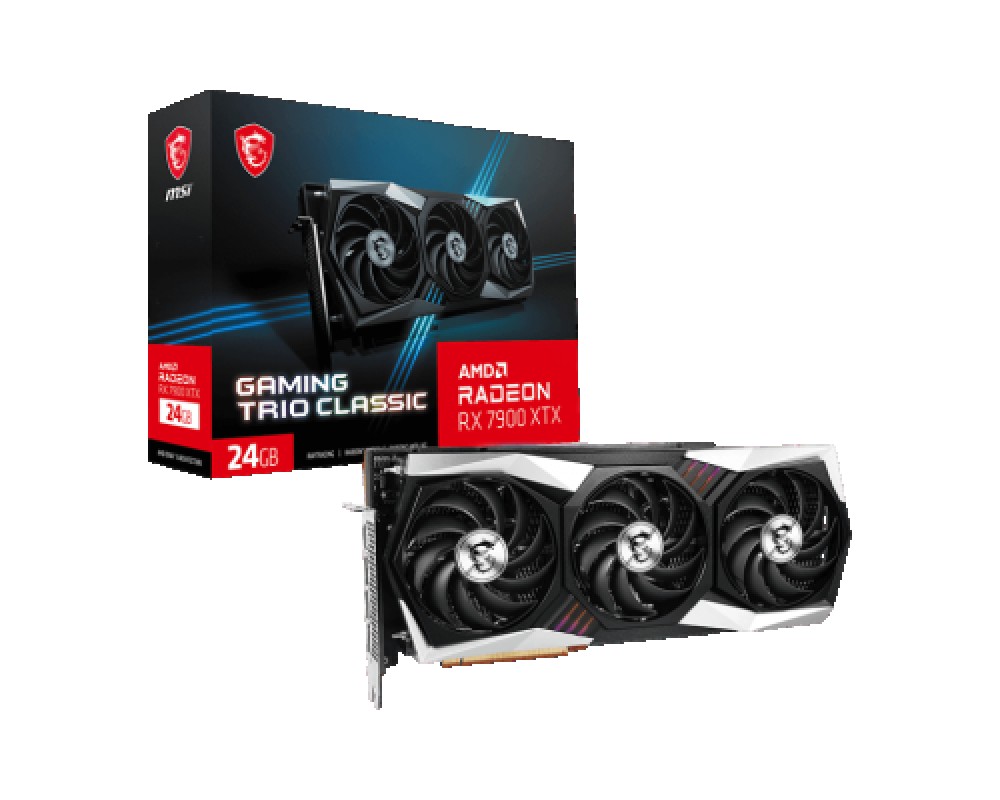 TARJETA GRÃFICA MSI RX 7900XTX GAMING TRIO CLASSIC 24GB GD