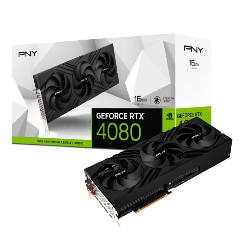 TARJETA GRÃFICA PNY RTX 4080 VERTO TRIPLE FAN 16GB GDDR6X