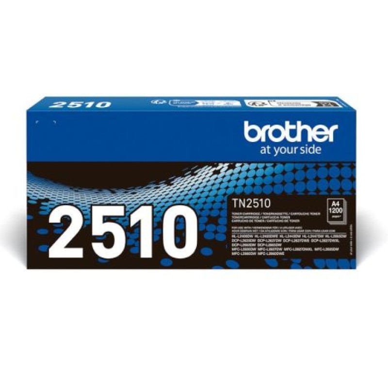 TONER BROTHER TN-2510 HLL2400DW, HLL2445DW, DCPL2620DW, DCPL2627DWXL, DCPL2660DW, MFCL2800DW, MFCL28
