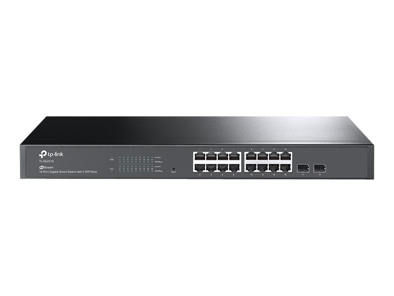 TP-LINK TL-SG2218 switch Gestionado L2/L2+ Gigabit Ethernet (10/100/1000) Negro
