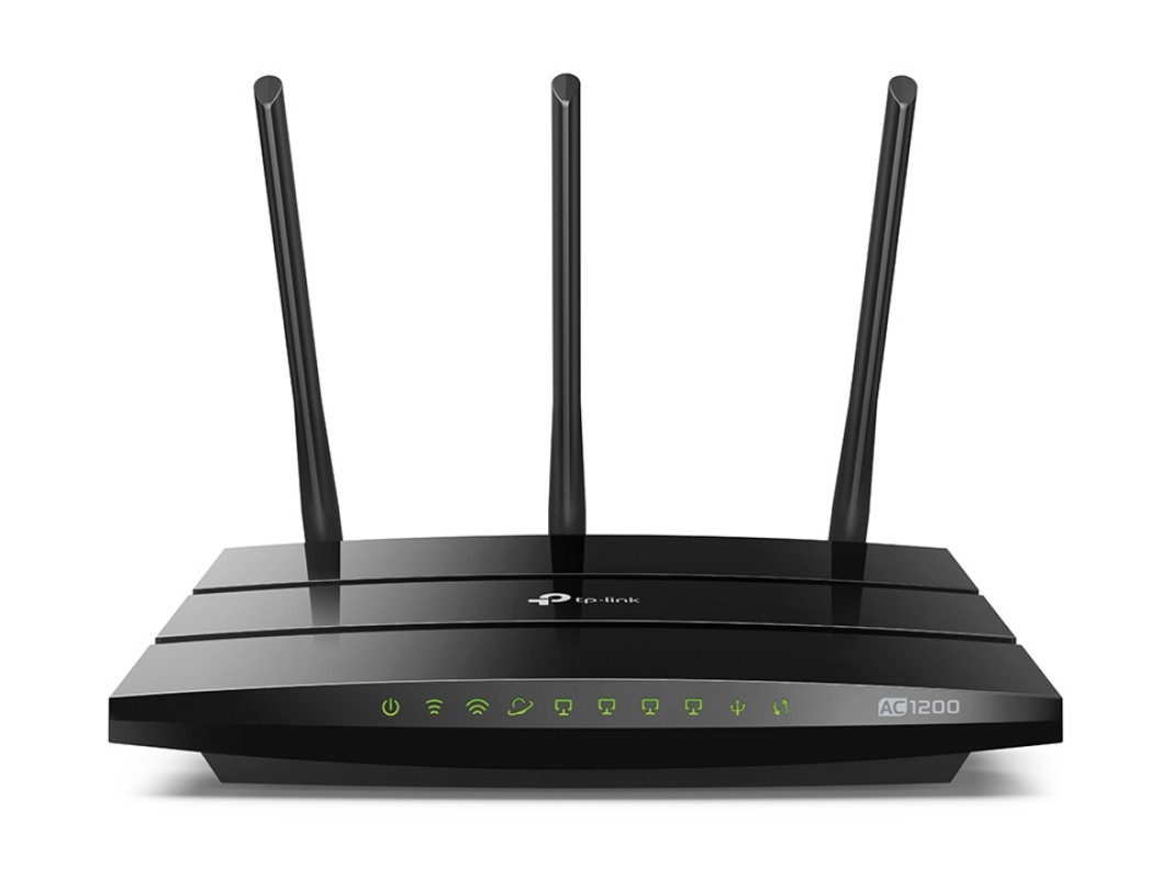 TP-Link ARCHER C1200 router inalámbrico Gigabit Ethernet Doble banda (2,4 GHz / 5 GHz) Negro