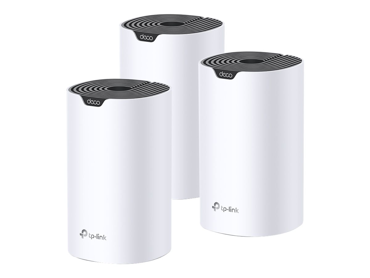 TP-Link Deco S7 (3-pack) Doble banda (2,4 GHz / 5 GHz) Wi-Fi 5 (802.11ac) Blanco, Negro Interno