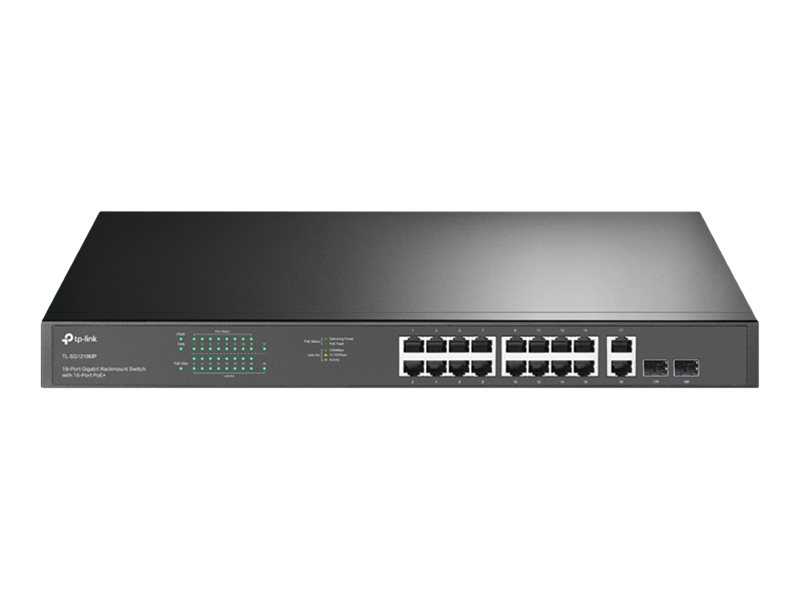 TP-Link JetStream TL-SG1218MP - V1 - conmutador - 18 puertos - montaje en rack